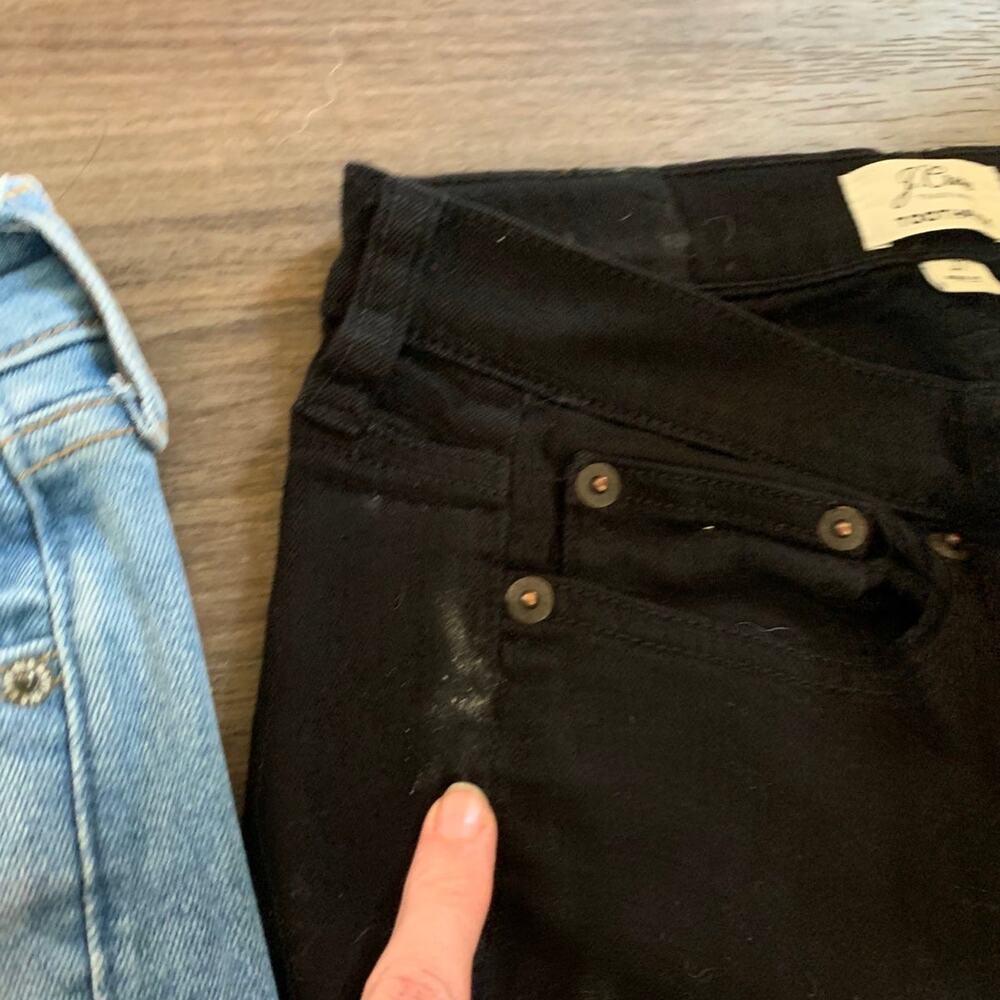 Skinny Jeans Lot of 3 Old Navy Rockstar & J. Crew Toothpick Women’s Size 0 4 27 - Picture 7 of 12